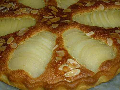 Tarte poire amandine