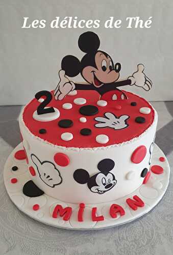 Gâteau Mickey