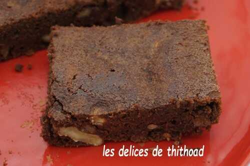 Brownie aux noix de pécan et noix (cmum)