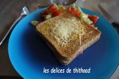 Croque monsieur au fromage de brebis