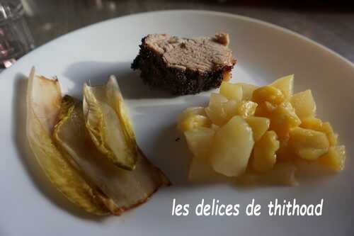 Filet mignon de porc au pavot et compotée de fruits