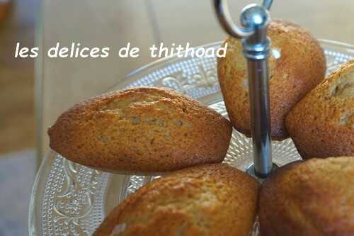 Madeleines sarrasin et miel (au i-cook’in ou pas)