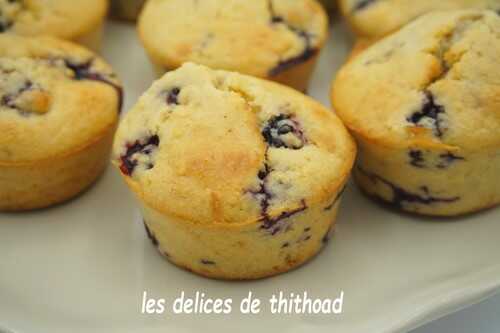 Muffins légers aux mûres