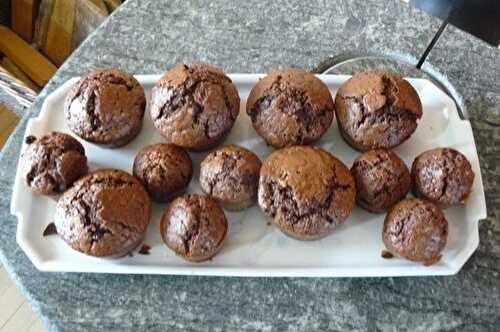 Muffins tout chocolat pour le goûter