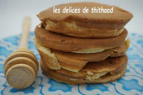 Pancakes légers au fromage blanc