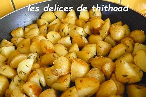 Pommes de terre nouvelles au thym