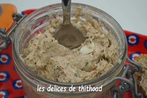 Rillettes de sardines aux oeufs durs