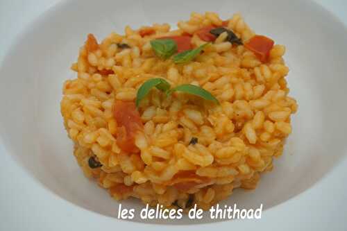 Risotto à la tomate facile