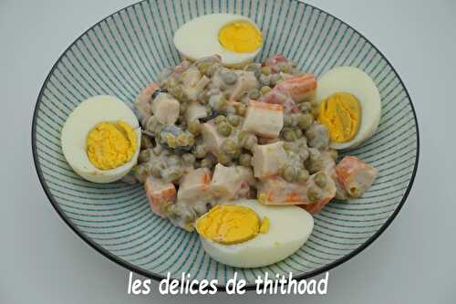 Salade de petits pois