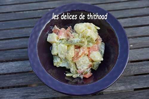 Salade piémontaise saumon-asperges