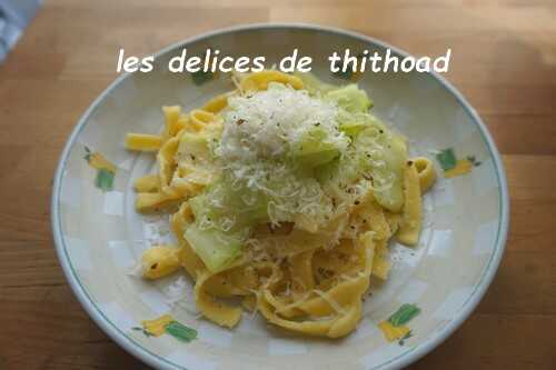 Tagliatelles aux courgettes