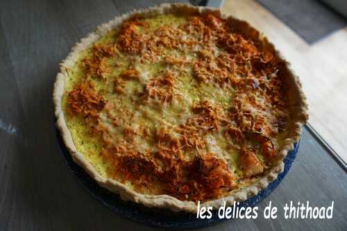 Tarte au saumon et carottes