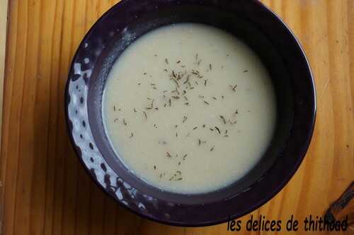 Velouté de céleri aux pommes