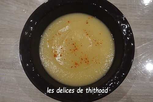 Velouté de panais et poires