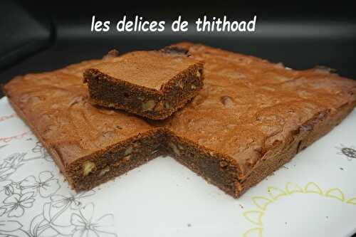 Brownie au chocolat et aux noix