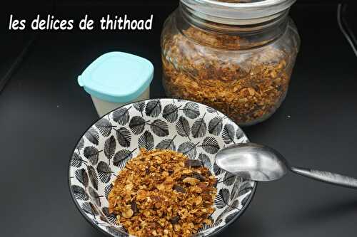 Granola rapide au chocolat et amandes (bataille food #95)