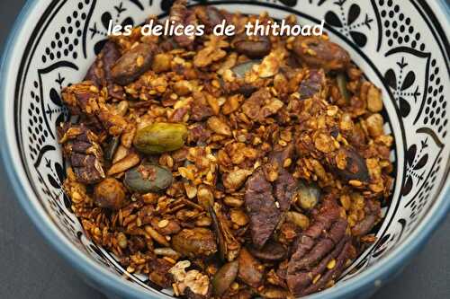 Granola salé pour l’apéritif