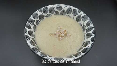 Soupe de chou-fleur au sarrasin