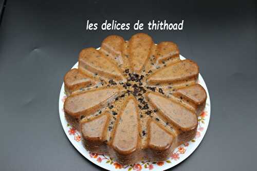 Gâteau mandarine, cannelle et chocolat