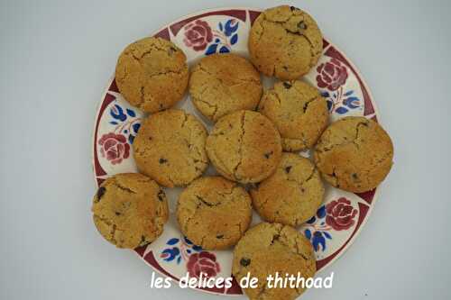 Cookies sans oeuf à la cassonade