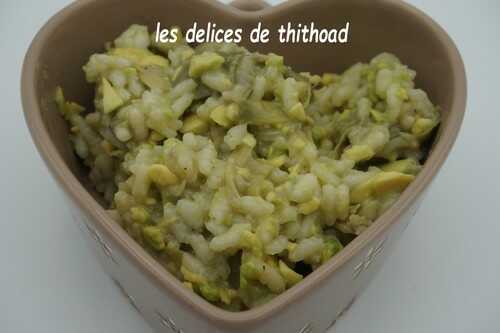 Risotto aux artichauts et avocat (FOODISTA #87)