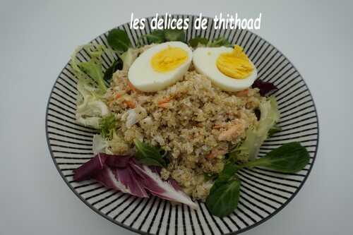 Salade de quinoa au crabe