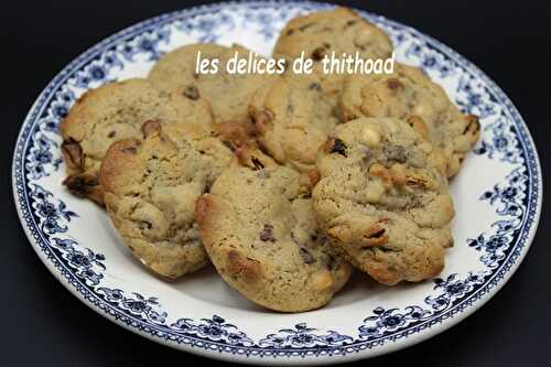 Cookies au chocolat et baies de Goji