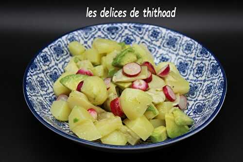 Salade de pommes de terre, coeurs d’artichaut et ananas (FOODISTA #88)