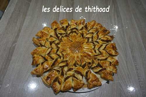 Tarte soleil à la crème de thon et tomate confite