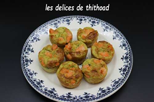 Mini cakes saumon et avocat