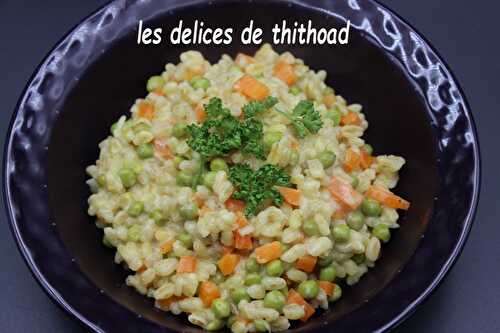 Un risotto mais au blé!