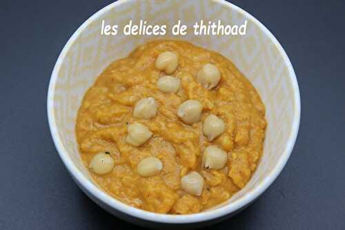 Dahl de pois chiches et carottes (CMUM 82)