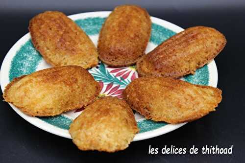Madeleines aux blancs d’oeufs (bataille food #107)