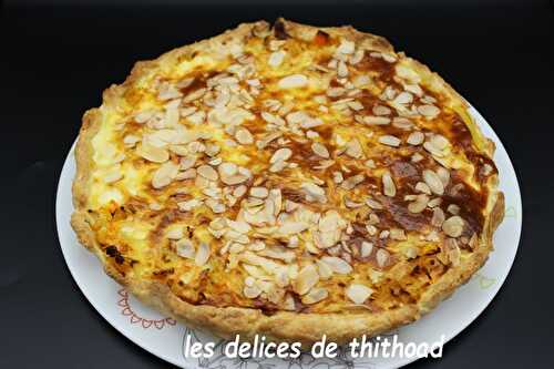 Tarte aux pommes de terre, carottes et curry