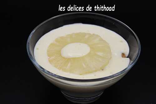 Tiramisu ananas et noix de coco