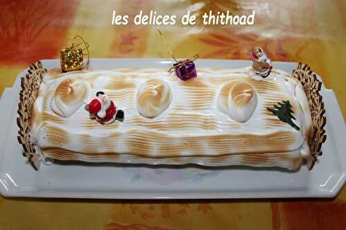 Bûche au citron meringuée