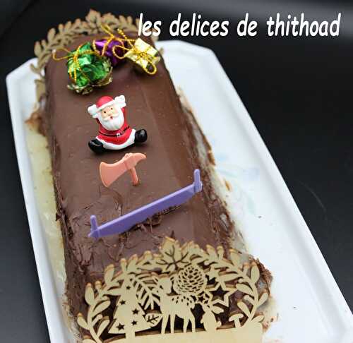 Bûche poire et chocolat