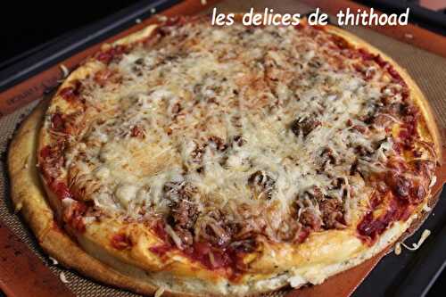 Pizza semoule au thon