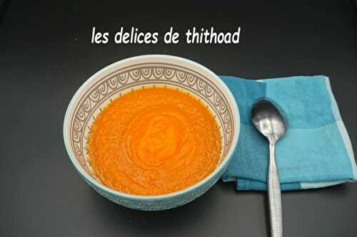 Soupe de navet et patates douces aux épices Tandoori