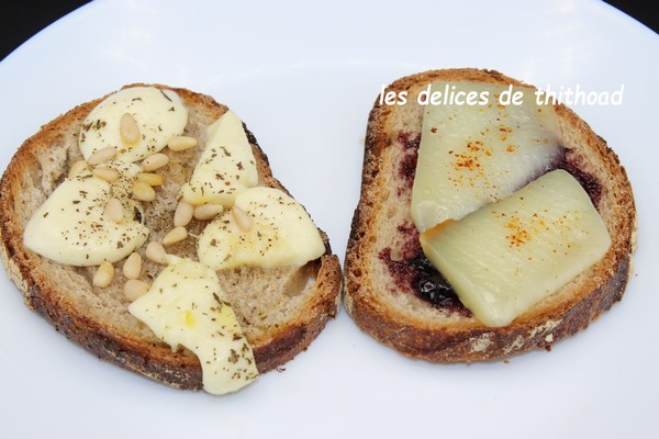 Tartines apéro au choix!