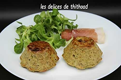 Petits gâteaux de haricots verts au mascarpone