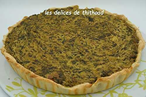 Quiche au thon et épinards