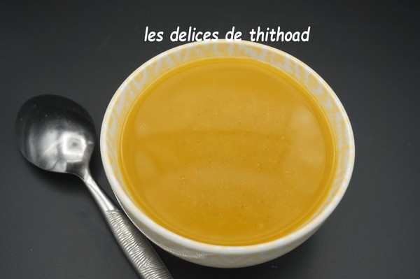 Soupe de brocolis et carottes