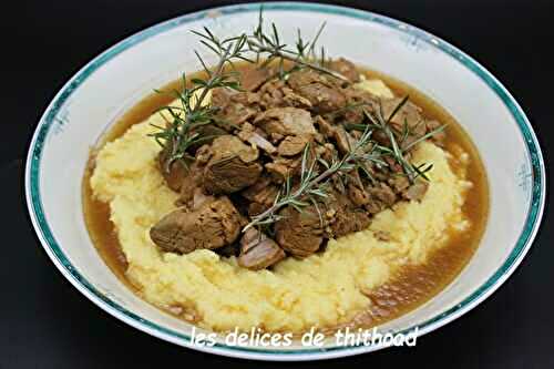 Polenta au cochon mijoté