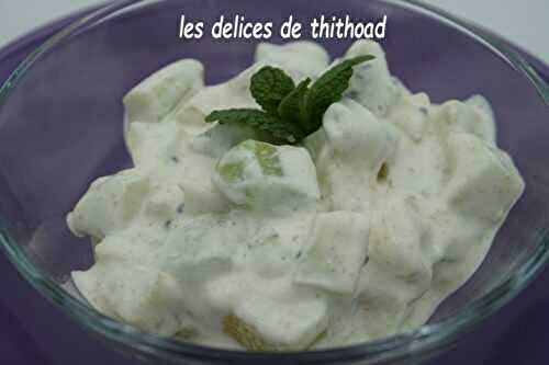 Tzatziki concombre kiwis au curry (recette autour d’un ingrédient #96)