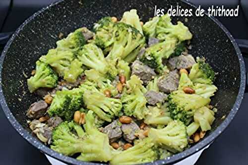 Wok de boeuf aux brocolis