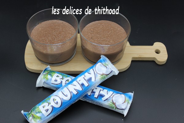 Crèmes dessert au bounty