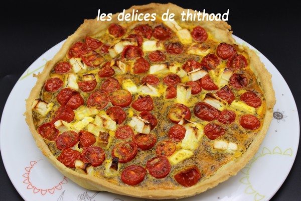 Quiche tomates cerises et feta