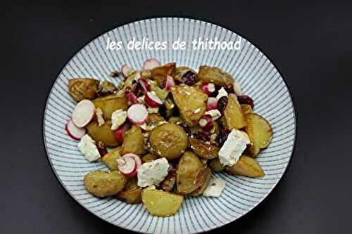 Salade de pommes de terre, radis et feta