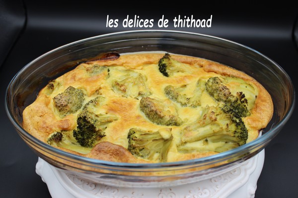 Clafoutis à la dinde et aux brocolis